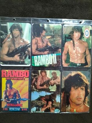 Colección Cromos Rocky IV Sylvester Stallone