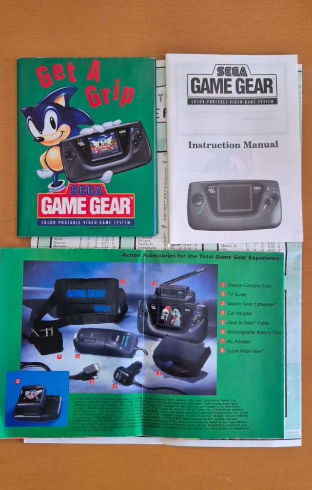 Sega Game Gear con maletín y juegos