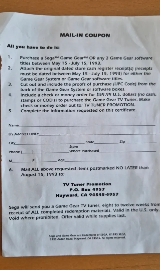 Sega Game Gear con maletín y juegos