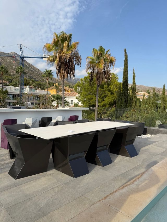 Conjunto Muebles Exterior Mesa y Sillas Vondom