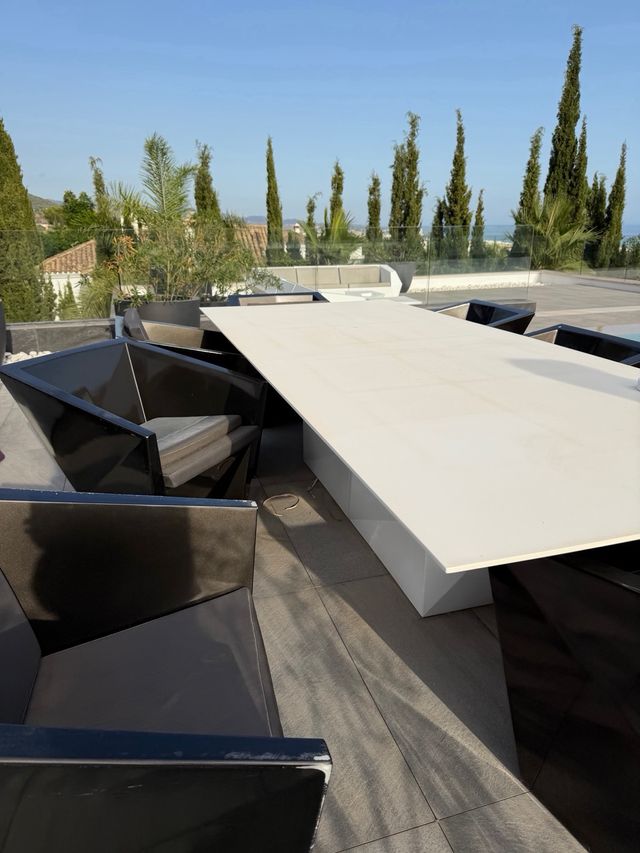 Conjunto Muebles Exterior Mesa y Sillas Vondom