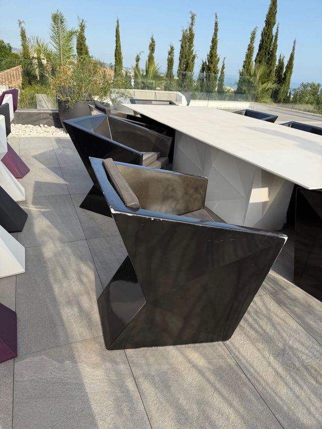 Conjunto Muebles Exterior Mesa y Sillas Vondom
