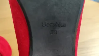 Botas de senhora vermelhas