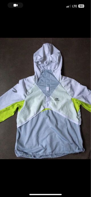 Chaleco deportivo Kalenji blanco y verde