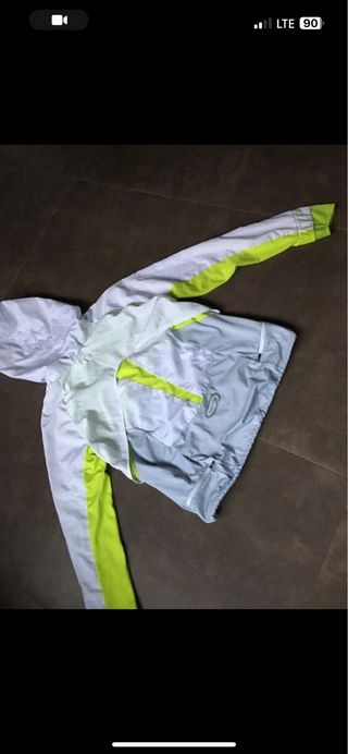 Chaleco deportivo Kalenji blanco y verde