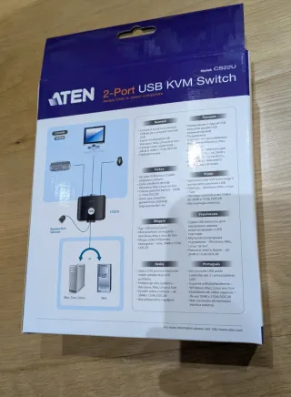 ATEN 2-Port USB KVM Switch CS22U