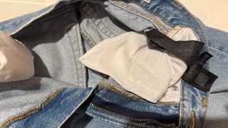 Jeans rectos cropped Zara