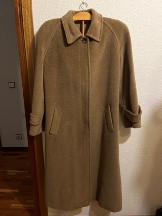 Abrigo de lana mohair de señora 