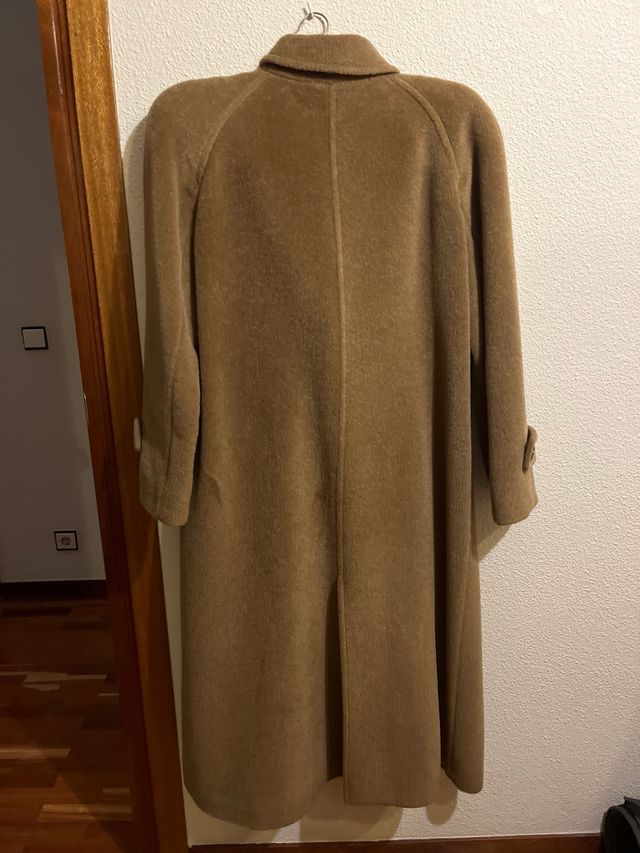 Abrigo de lana mohair de mujer