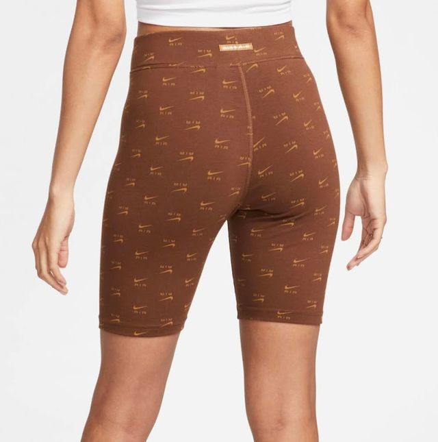 Nike AIR Bike Shorts Marrón Dorado