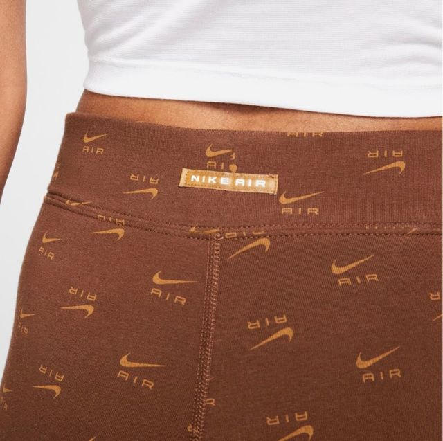 Nike AIR Bike Shorts Marrón Dorado