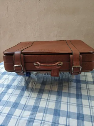 Maleta Vintage Marrón Nueva 