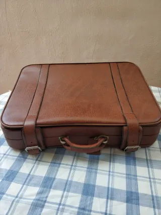 Maleta Vintage Marrón Nueva 