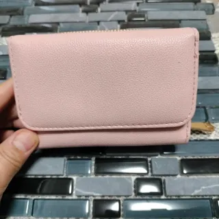 Cartera monedero rosa