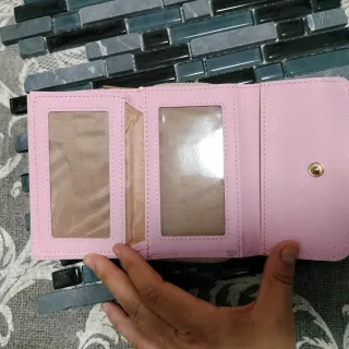 Cartera monedero rosa