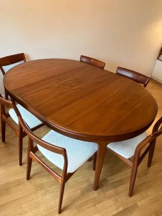 Mesa comedor extensible madera