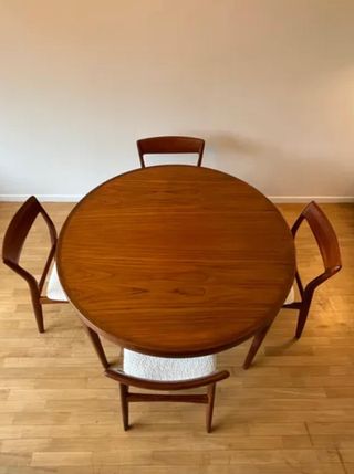 Mesa comedor extensible madera