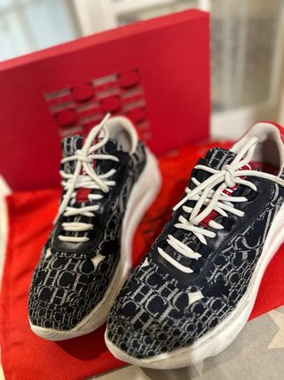 Zapatillas Carolina Herrera CH Azul y Blanco