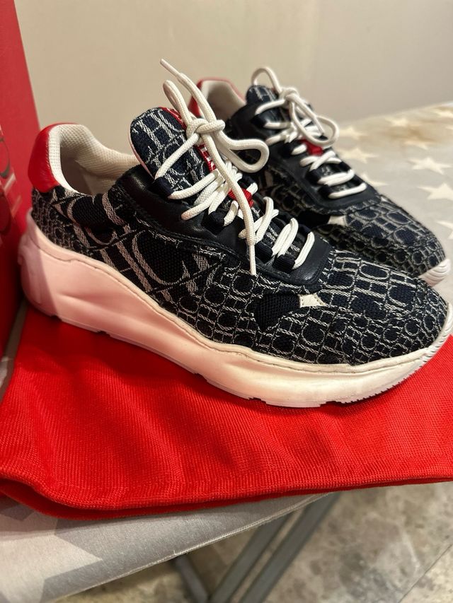 Zapatillas Carolina Herrera CH Azul y Blanco