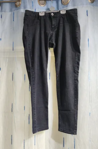 Calça Jeans Preta Senhora