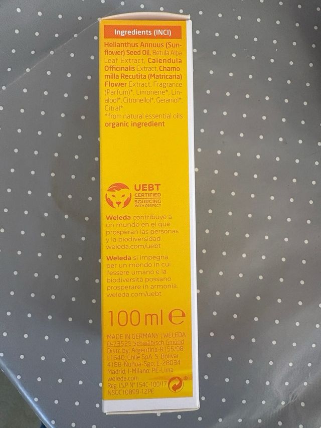 Aceite para Masaje Weleda Caléndula