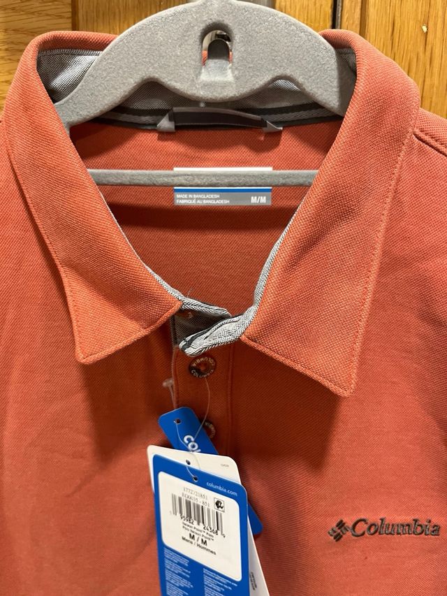 Polo Columbia Naranja Talla M/S