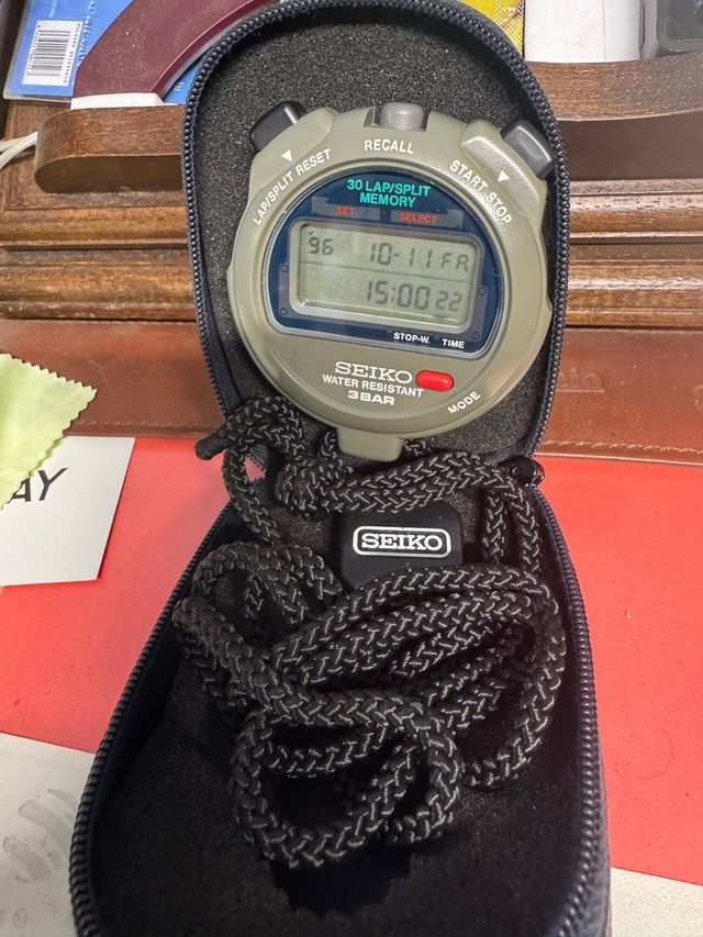 Cronómetro Seiko 30 Lap/Split Memory