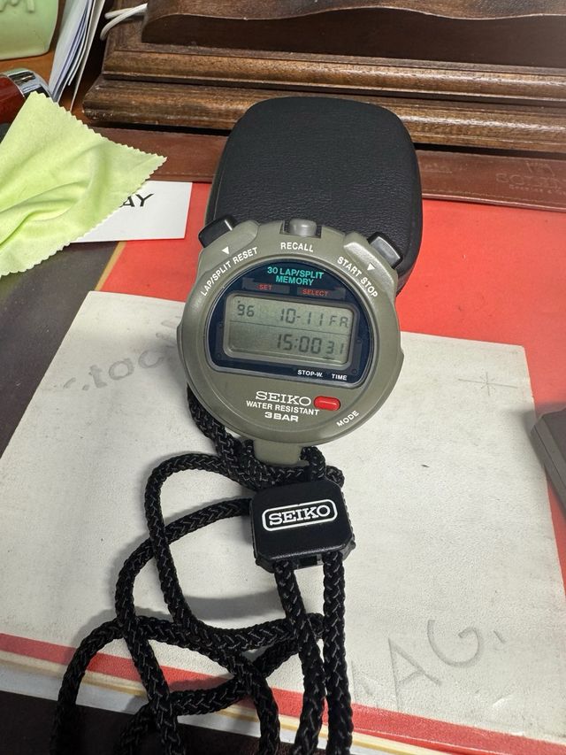 Cronómetro Seiko 30 Lap/Split Memory