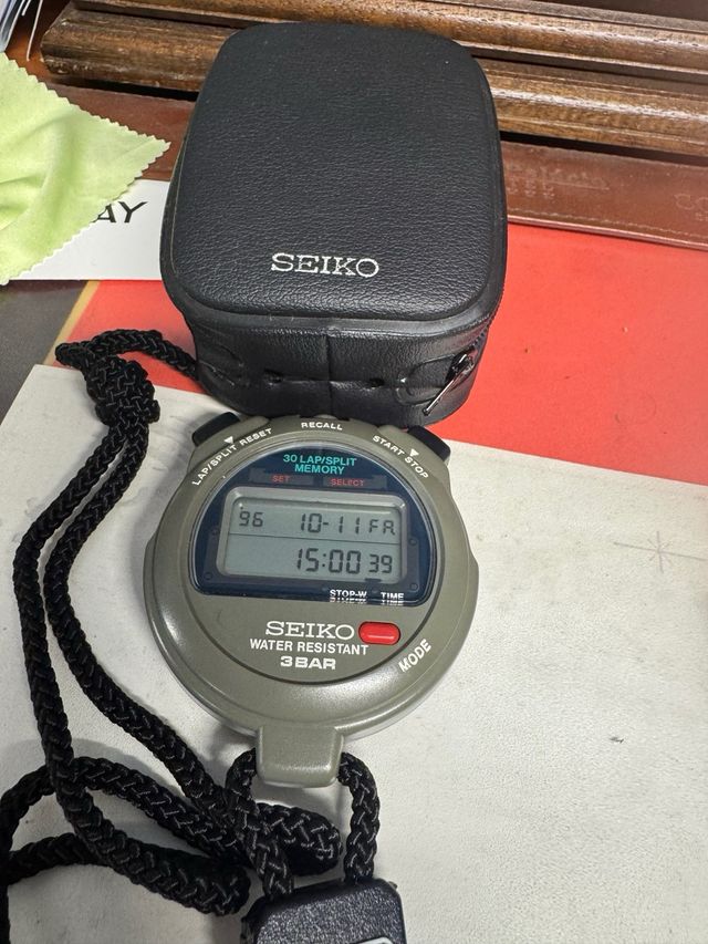 Cronómetro Seiko 30 Lap/Split Memory