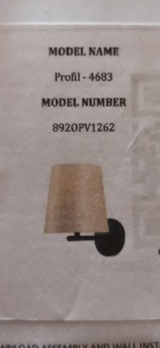 Lampada da parete Profil - 4683