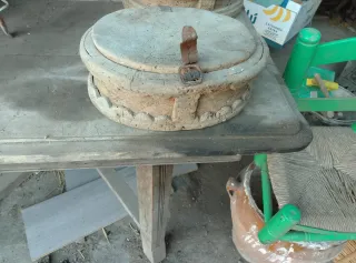 Tarro de corcho antiguo