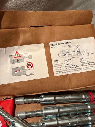 Tacos Hilti HDA-P para hormigón