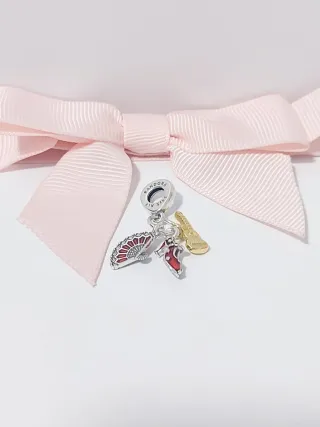 Pandora Charm Abanico, Zapato y Guitarra