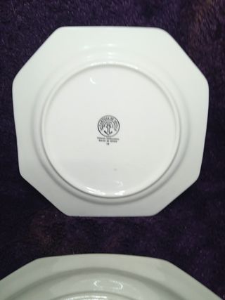 Platos Cartuja de Sevilla - Cesta Flores