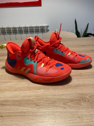 Adidas Harden Stepback 2 Naranja y Turquesa