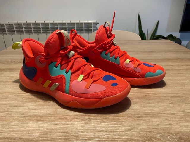Adidas Harden Stepback 2 Naranja y Turquesa