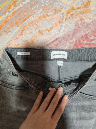 Pantalón Calvin Klein Jeans Gris