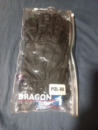 Guantes de Piel Dragon P-88 Negros