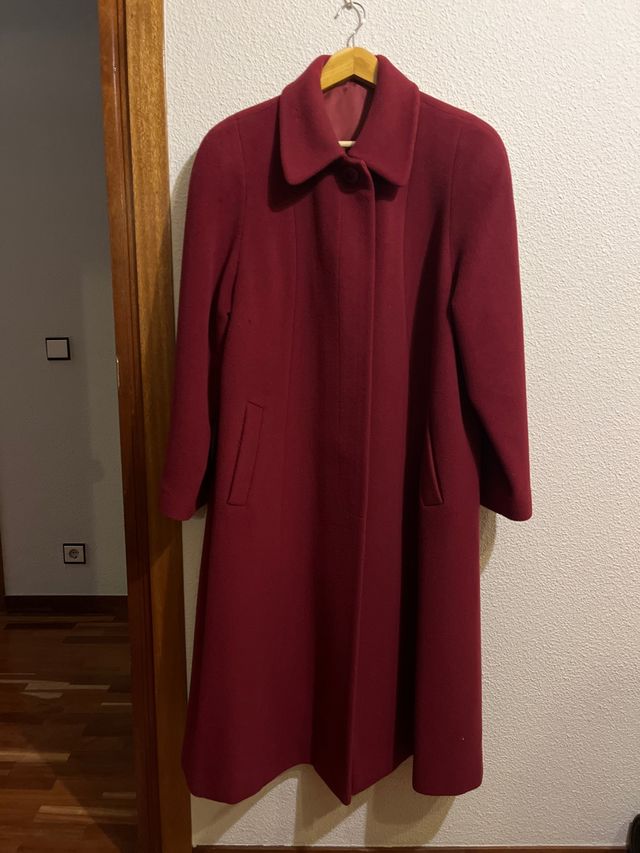 Abrigo largo de mujer de auténtico cashemire