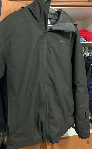 Chaqueta de esquí Wedze Negra talla (L)