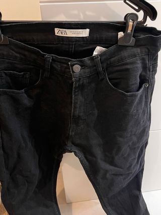 Pantalón Zara Hombre Talla 42 Negro