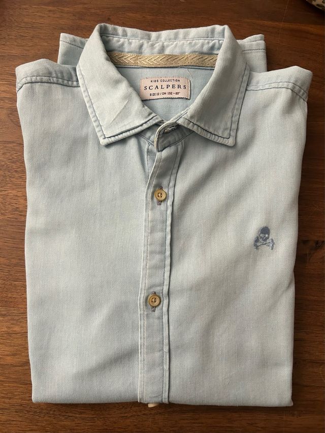 Camisa vaquera Scalpers niño Talla 12