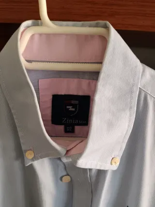 Camisa joven azul / rosa