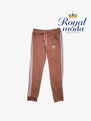 Pantalón Adidas Chándal Deportivo Mujer Marrón