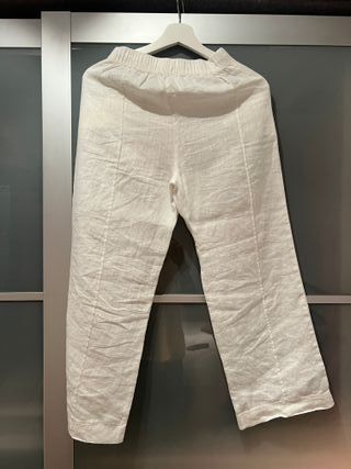Conjunto Lino Zara Beige Talla 11-12.
