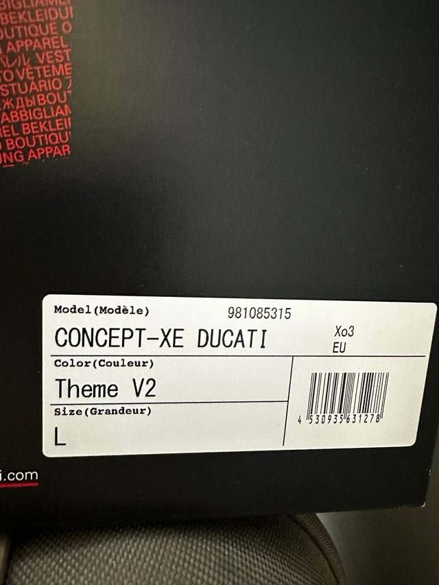 Casco Ducati Theme V2 Talla L como nuevo