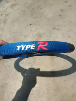 Funda Volante Azul y Negro