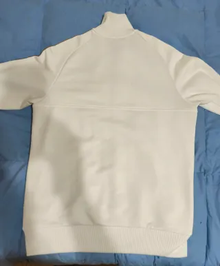 Chaqueta Adidas Real Madrid Blanca y Dorada