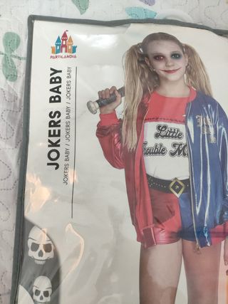 Disfraz Harley Quinn Partilandia Talla 13-15