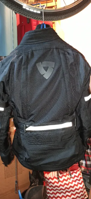 Chaqueta Moto Mujer Negra